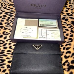 Prada Tessuto Nero Wallet